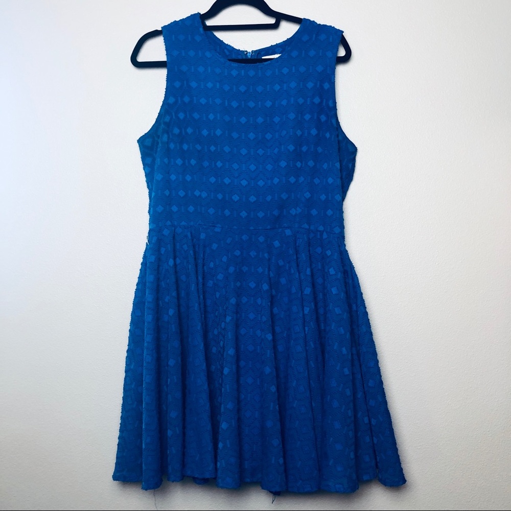 Maison Jules Blue Diamond Dress